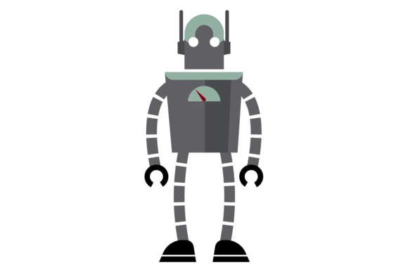 Review: Cute Vintage Robot for Embroidery Projects