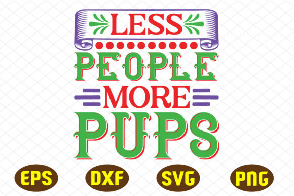 Review: Less People More Pups SVG for Embroidery