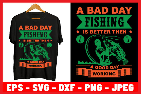 Reviewing A Bad Day Fishing... Funny Tshirt Design