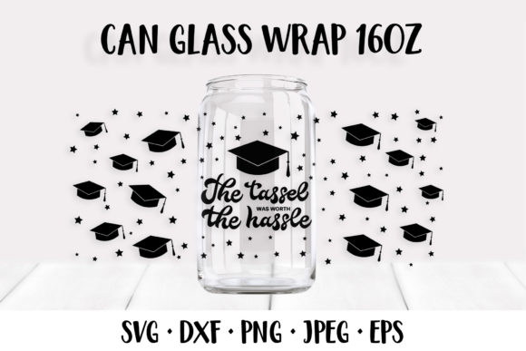 Reviewing the Funny Graduation Can Glass Wrap for Embroidery