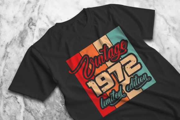 Reviewing the Retro Vintage 1972 Limited Edition Shirt Design